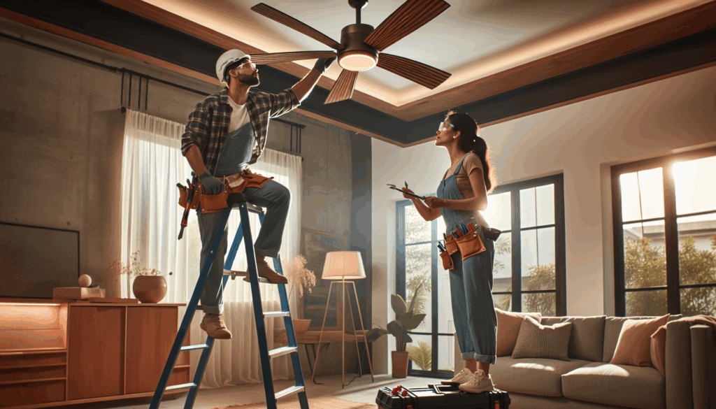 Read more about the article Stay Comfortable Year-Round: The Art of Installing Ceiling Fans Done by Handyman Pros